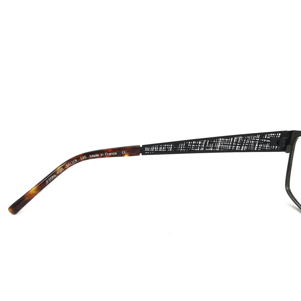 J.F. Rey Eyeglasses Frames JF2586 4500 Matte Gray Rectangle Full Rim 55-18-145